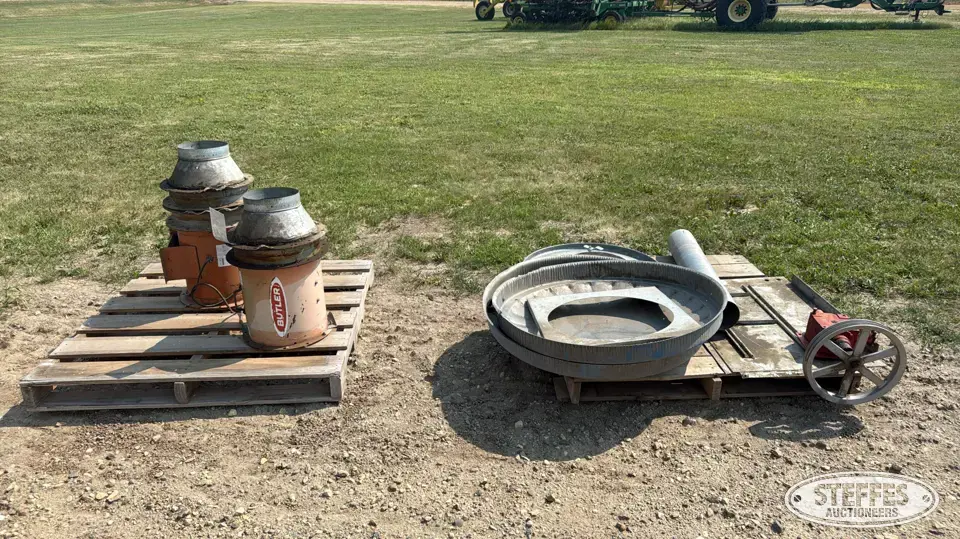 (2) Butler bin fans
