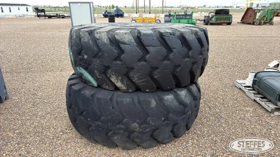 (2) Firestone 29.5-29 tires Construction Equipment Tire