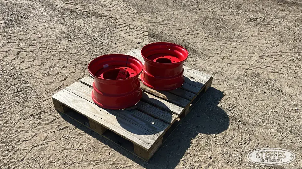(2) 9.75X16.5 skid steer wheels Construction Equipment Tire