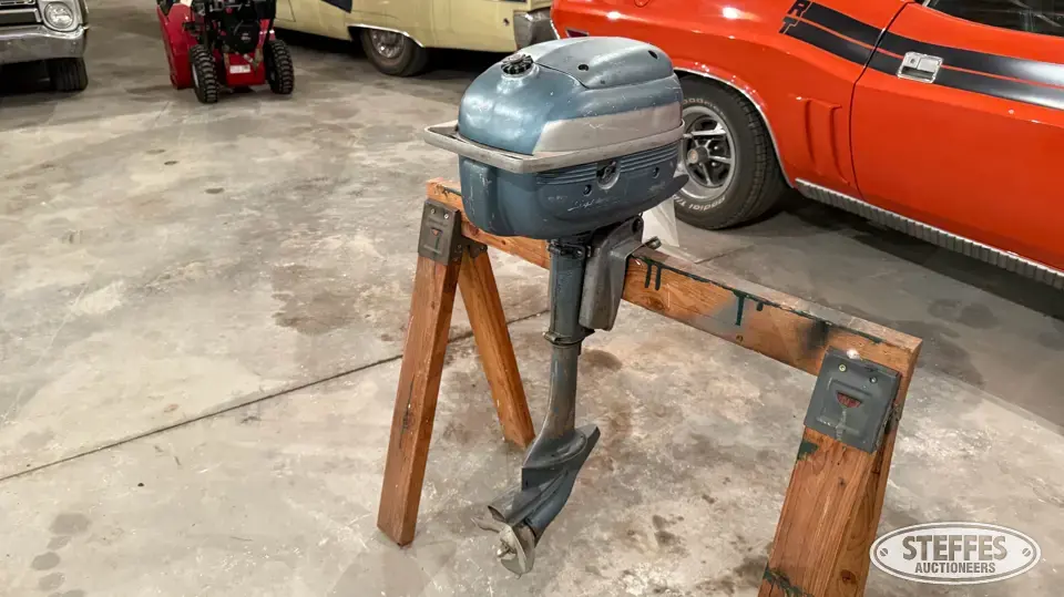 Evinrude outboard tiller boat motor