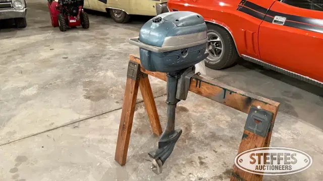 Evinrude outboard tiller boat motor