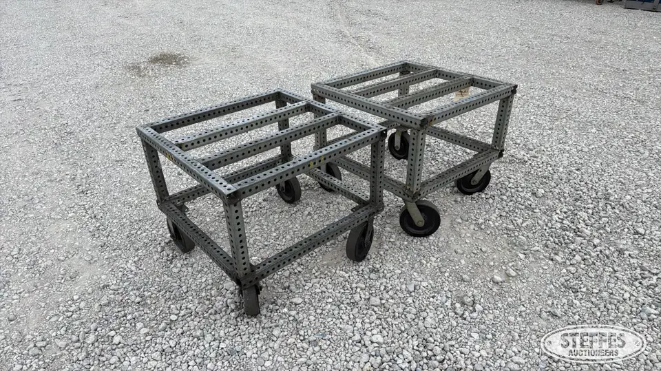 (2) Rolling carts General Business Support Item