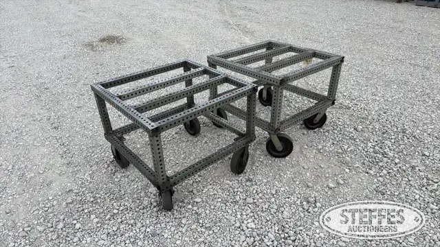(2) Rolling carts