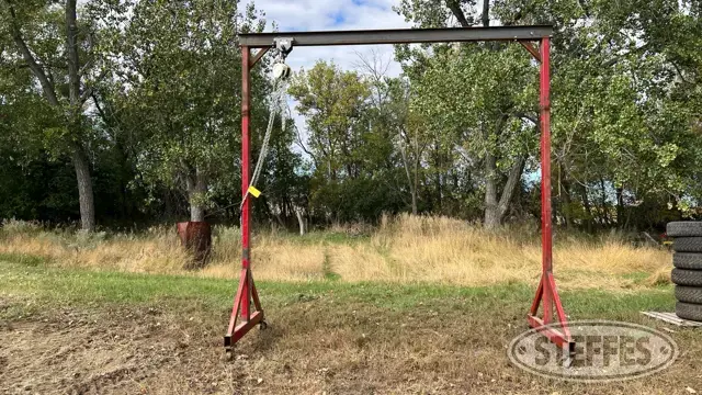 Shop-built overhead hoist