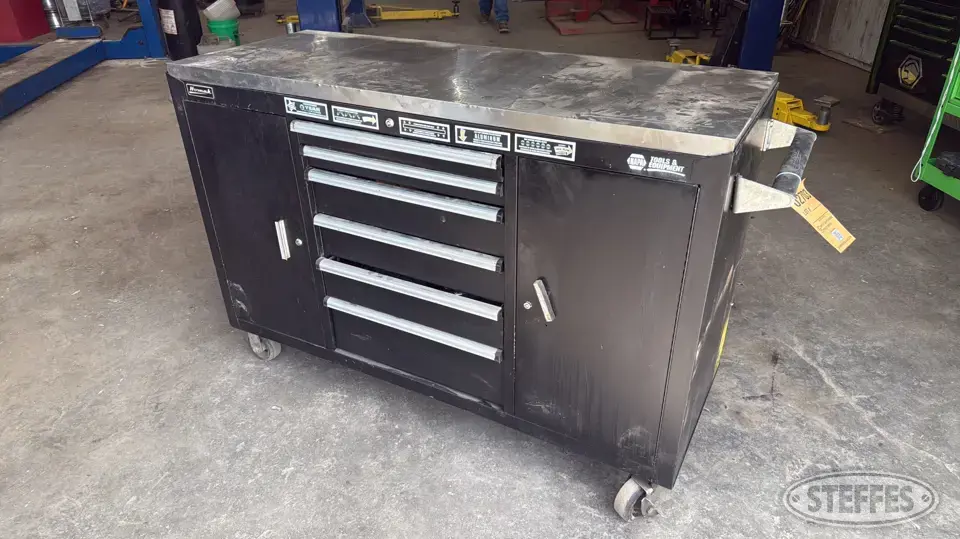 Homak toolbox & contents Storage and Bench