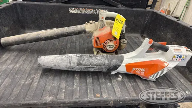 (2) Stihl blowers
