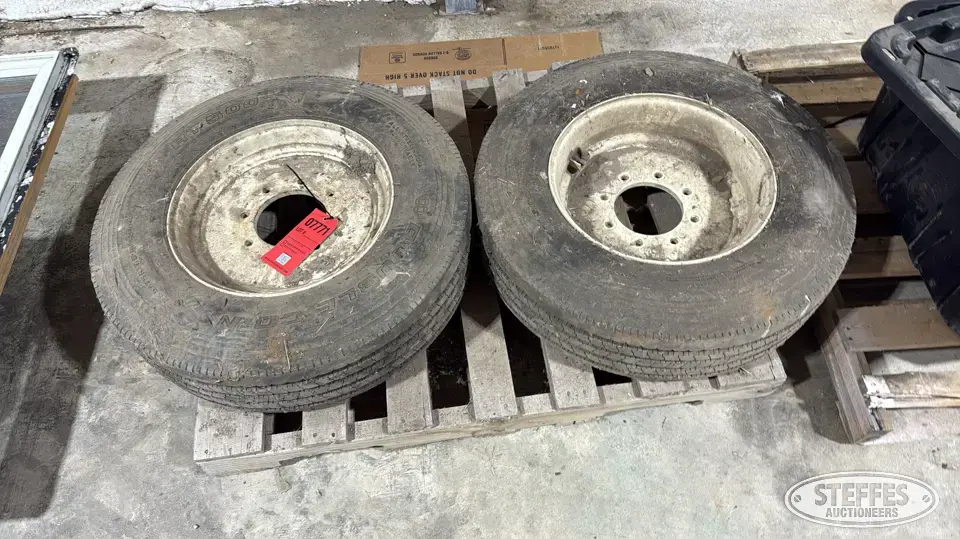 (2) 235/75R17.5 tires Tractor-Implement Tire