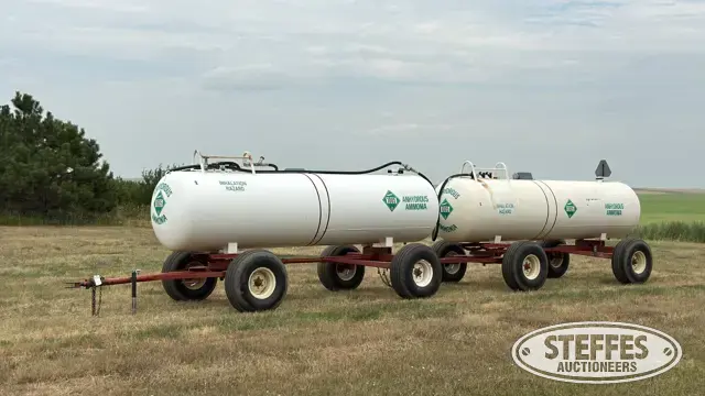 2001 & 2002 American Welding & Tank 1,450 gal. NH3 tanks
