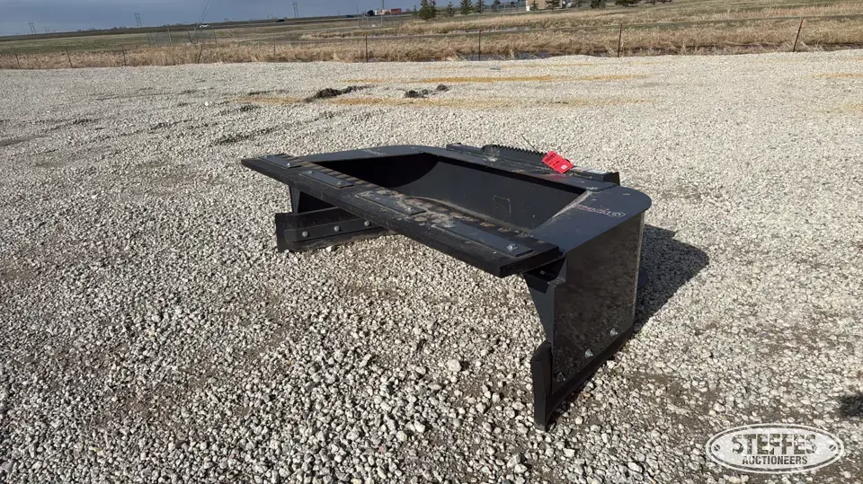 Virnig rubber manure scraper Skid Steer Attachments-Other