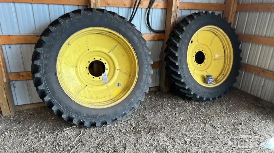 (2) Alliance 380/90R46 tires Tractor-Implement Tire