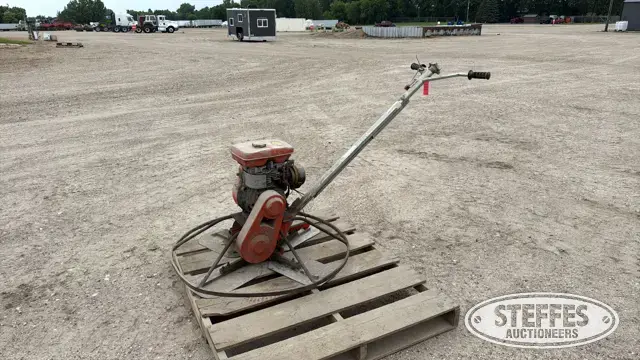 Whiteman concrete power trowel