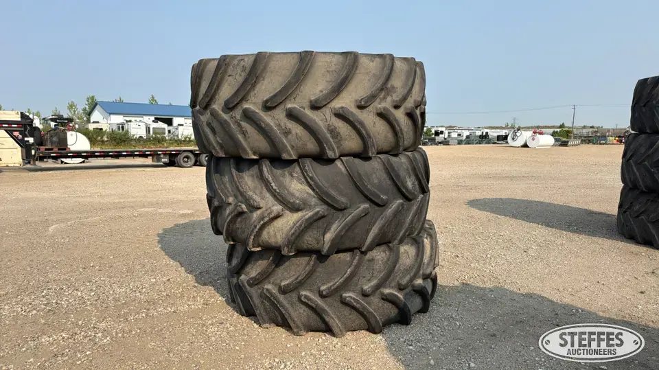 (3) Firestone Maxi-Traction IF800/70R38 tractor tires Tractor-Implement Tire