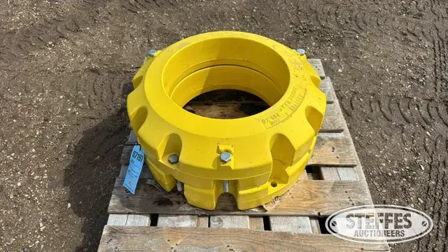 (2) John Deere wheel weights