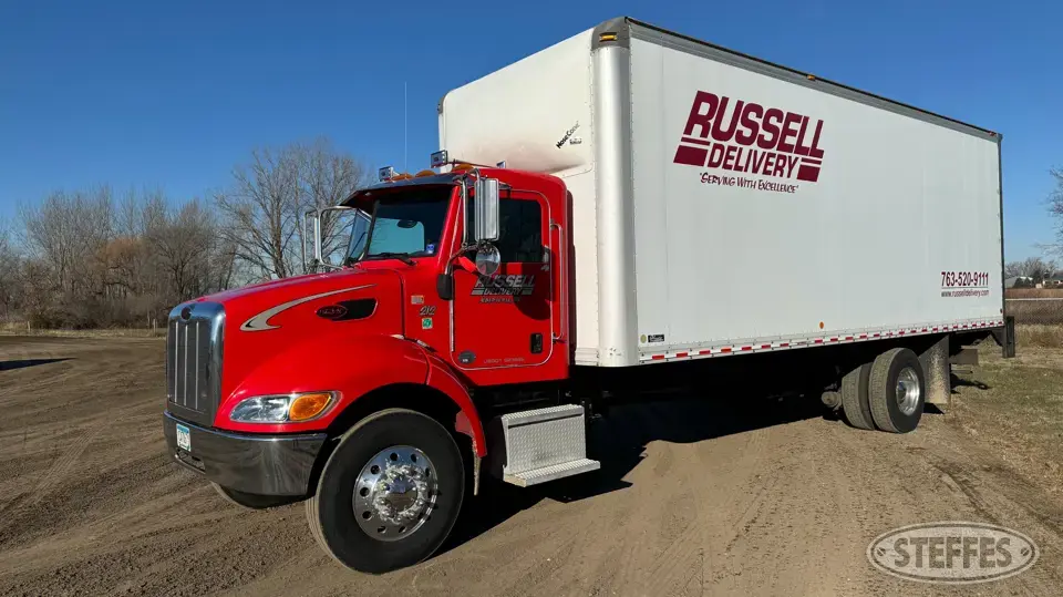 2010 Peterbilt 337 Tandem Boxed Truck