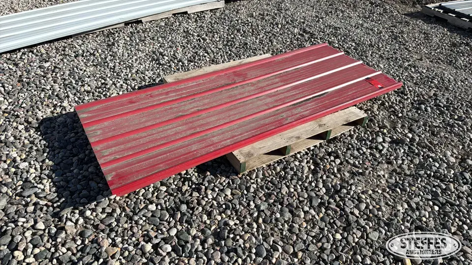 Approx. (18) steel siding sheets Construction Support Item