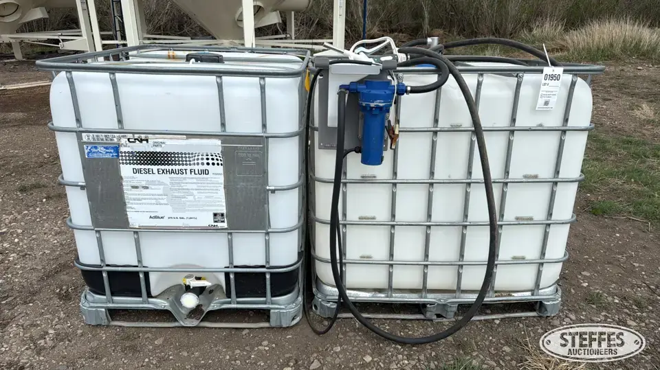 FMT DEF pump & DEF totes DEF Tank