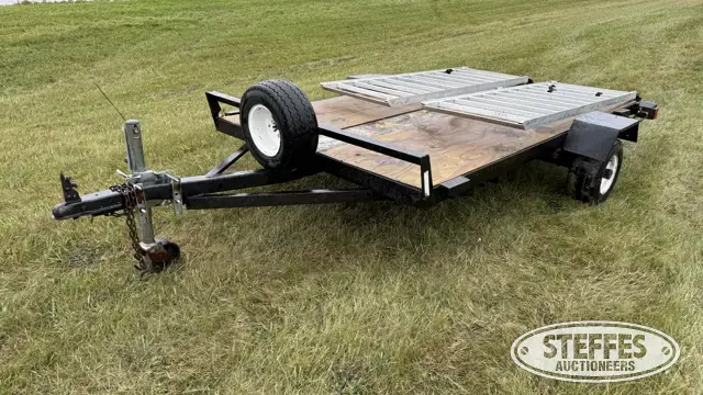 Shop-built single axle utility trailer