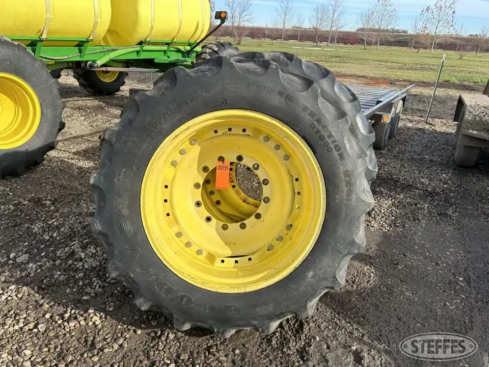 (2) Goodyear DT800 tires Tractor-Implement Tire