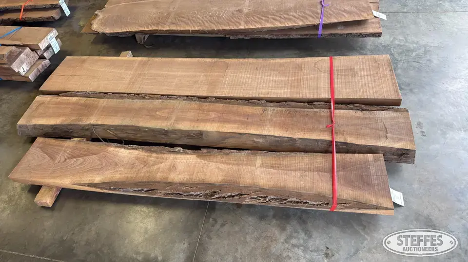 (3) Black walnut slabs Business Inventory
