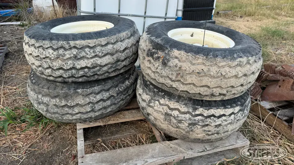 (4) Galaxy 11L-15 Tires Tractor-Implement Tire