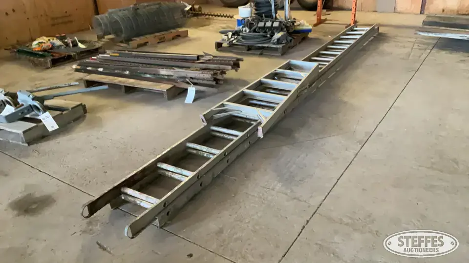 (2) Aluminum ladders General Tools and Shop Supply