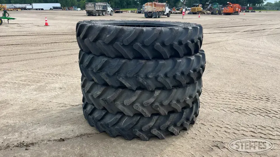 (4) Goodyear 380/90R46 tires Tractor-Implement Tire