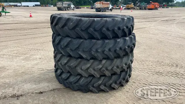 (4) Goodyear 380/90R46 tires