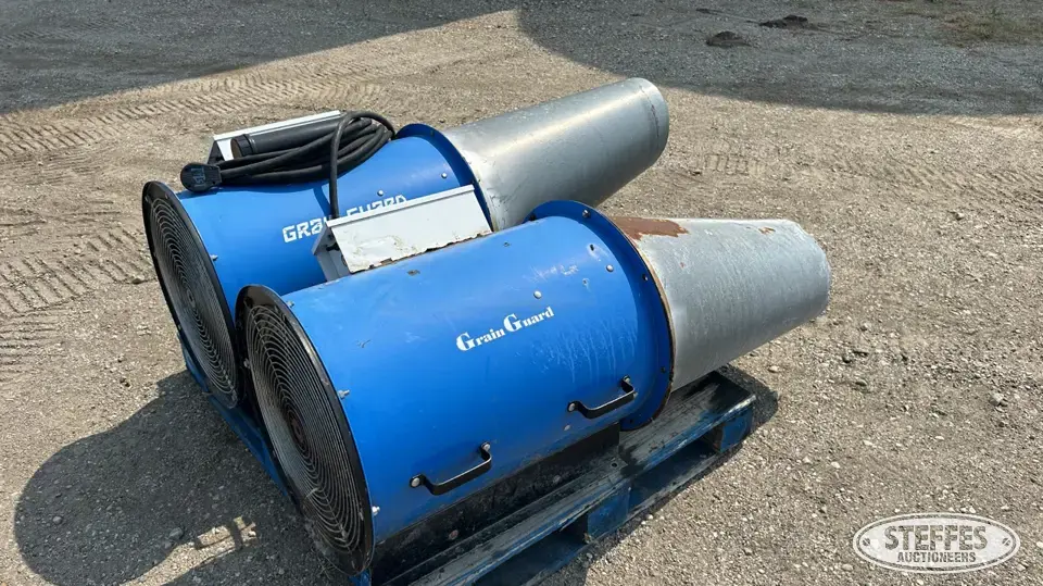 (2) Grain Guard bin fans