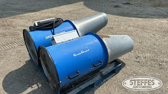 (2) Grain Guard bin fans