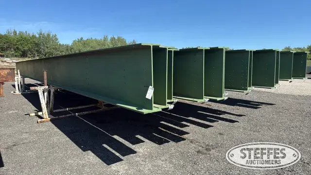 (1) Temporary bridge support beam