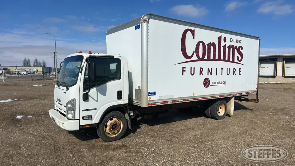 2012 Isuzu NPRHD Single Axle Boxed Truck