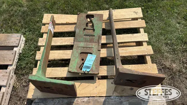 John Deere weight brackets & slab weight