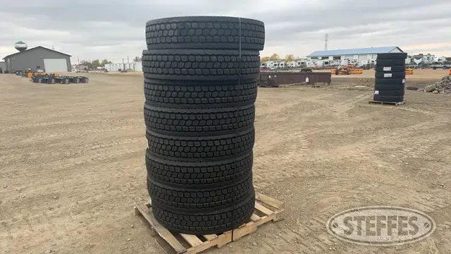 (8) Zwarthz 11R22.5 Tires