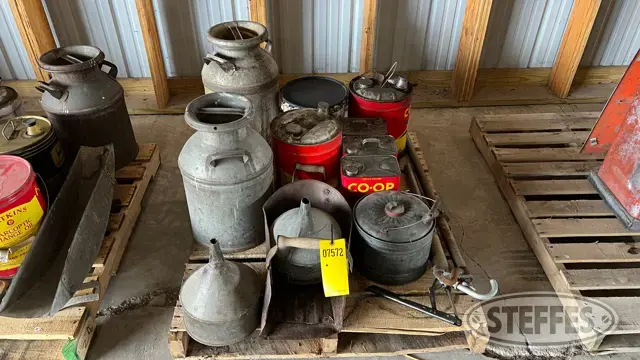 Antique cans
