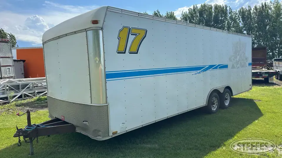 2000 United tandem axle enclosed cargo trailer