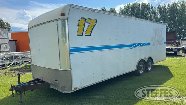 2000 United tandem axle enclosed cargo trailer