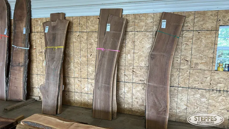 (2) Black walnut slabs Business Inventory
