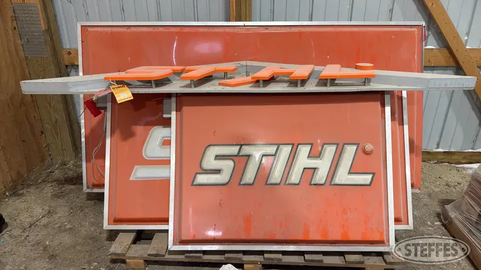 (4) Stihl signs General Business Support Item