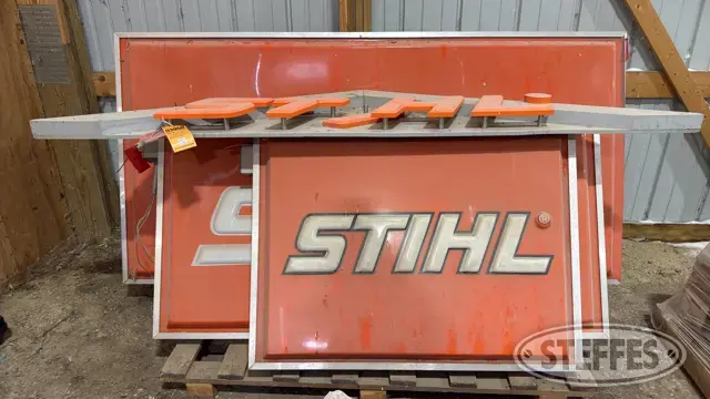 (4) Stihl signs