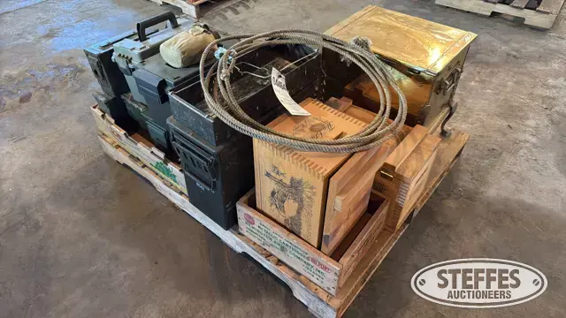 Ammo boxes & fishing tackle boxes