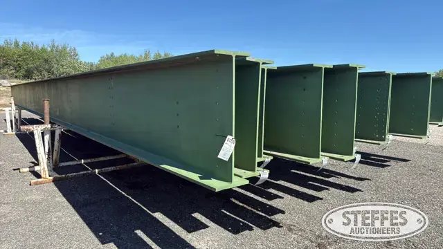 (1) Temporary bridge support beam