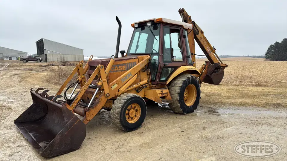 1988 Case 580K Loader Backhoe