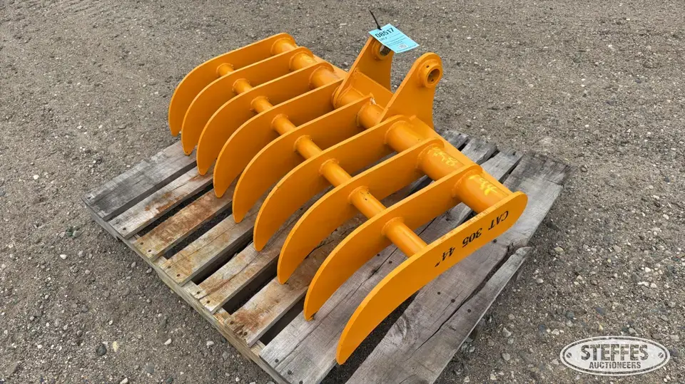 44” mini-excavator root rake Excavator Attachment
