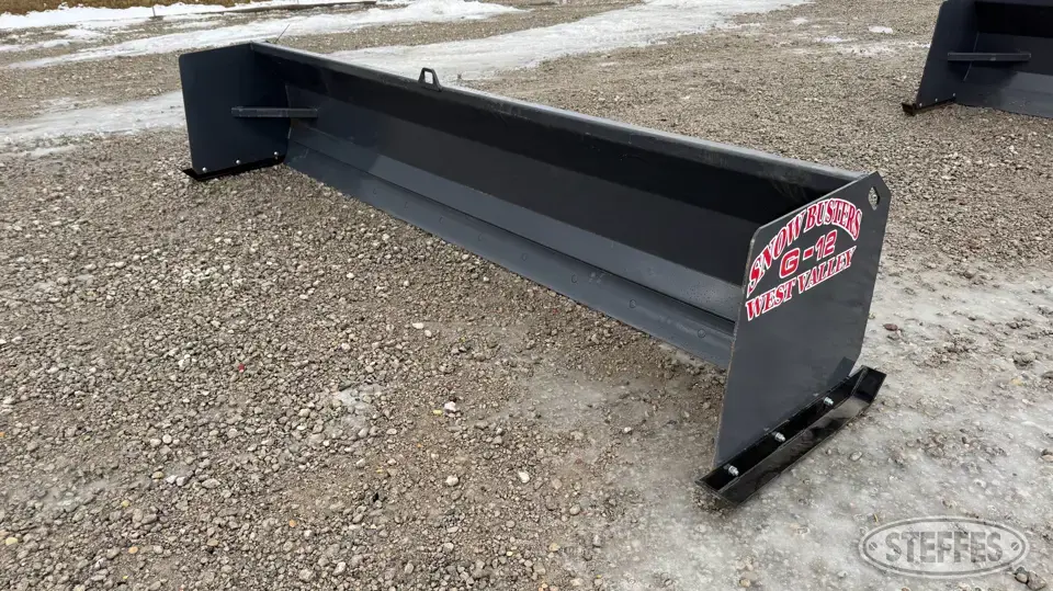 2026 Industrias America G12 Skid Steer Snow Pushers and Snowblower