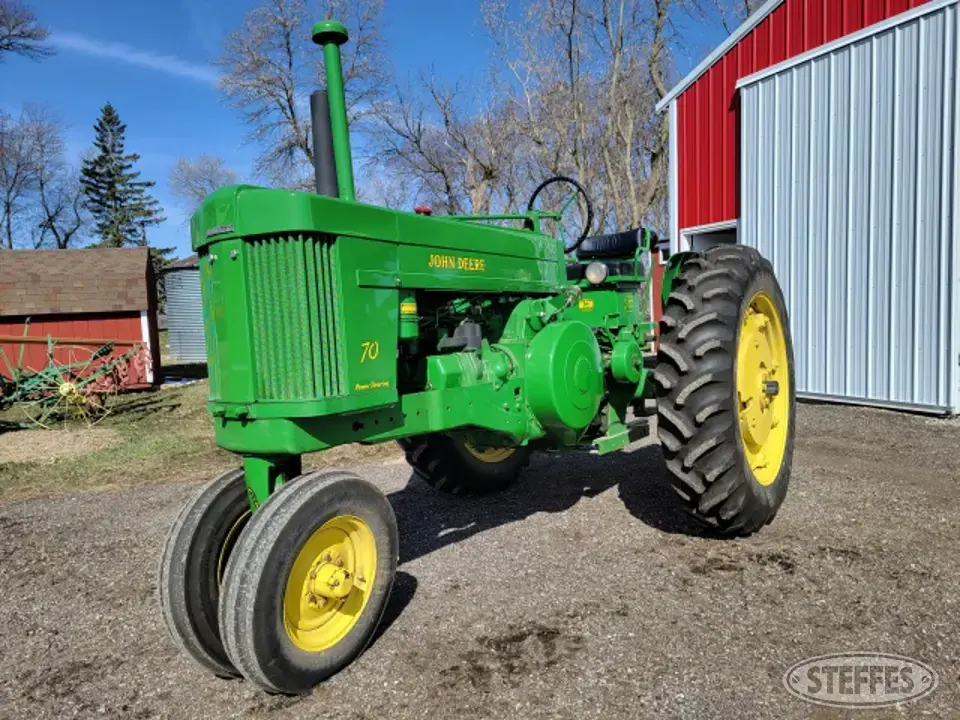 1955 John Deere 70 Collectible Show Tractors-Stationary Engine