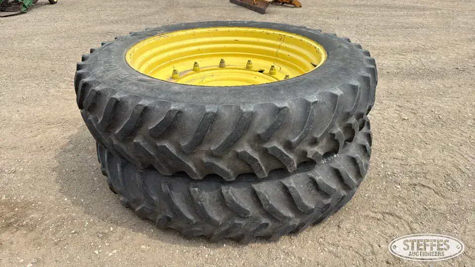 (2) Goodyear 14.9R46 tires Tractor-Implement Tire