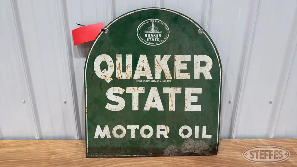 Quaker State Motor Oil Signage