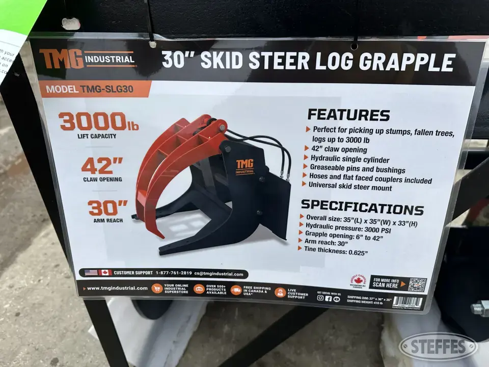 2023 TMG SLG30 Skid Steer Attachments-Other