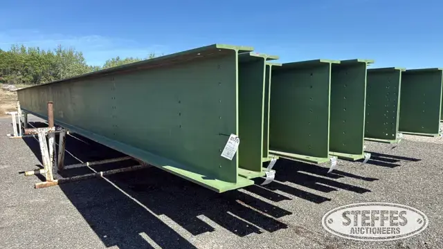 (1) Temporary bridge support beam