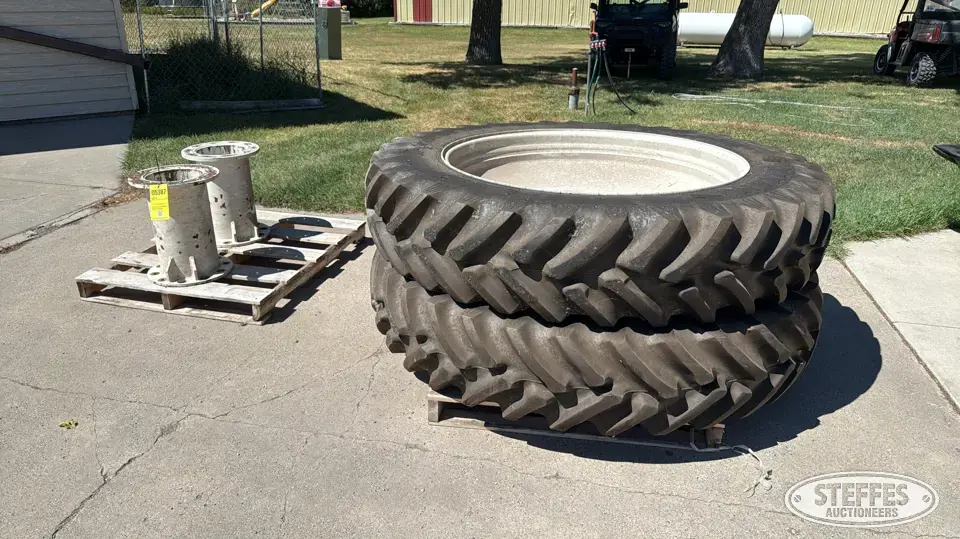 (2) 380/90R46 steel press duals Ag Equipment Part